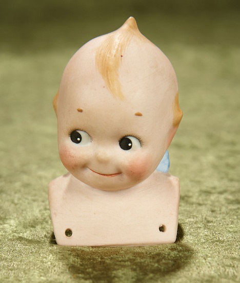 3" German all-bisque Kewpie shoulderhead. $300/400