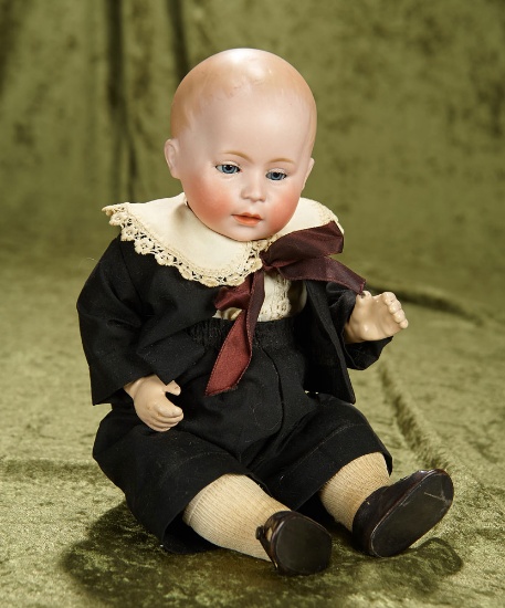 13" German bisque character, DV, by Swaine and Co. $500/700