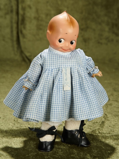 13" American composition "Kewpie" with original tagged Kewpie costume. $400/500