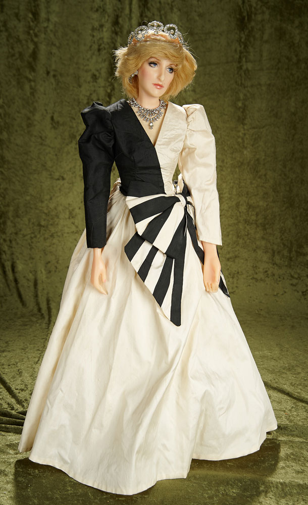 princess diana doll white dress Franklin Mint Princess Diana Bride Doll, Vintage Porcelain, NIB
