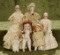 Lot of miniature dolls including Little Women dollhouse dolls and more