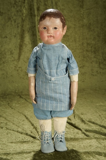 23" American cloth doll known as Philadelphia Baby or Sheppard Baby