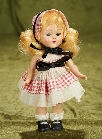 8" Molded lash Ginny from "Tiny Miss" series, 1954. $300/400