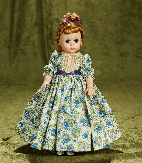 12" Lissy from Little Women series in rare flowered dress, 1950s