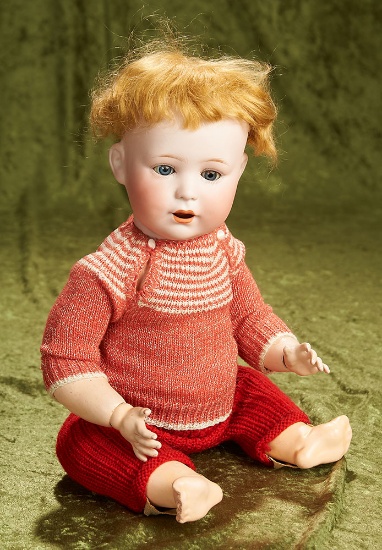 16" German bisque character "Jutta" by Cuno and Otto Dressel. $500/700