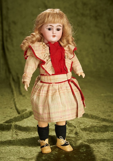 12" German bisque character girl, 1249, by Simon and Halbig. $600/800