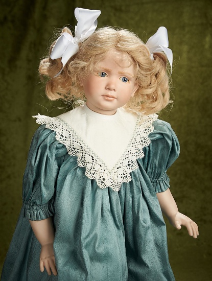 26" Bisque portrait doll "Isabelle" by Ruth Treffeisen $100/200