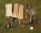 Nice group of antique accessories perfectly sized for 17