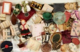 Large lot of antique miniature objects great for a millinery shop or little settings