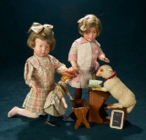 All-Original American Wooden Character Doll, Model 311, by Schoenhut 800/1100