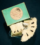 Doll’s White Fur Muff and Collar in Original Labeled Box, with Provenance 400/500