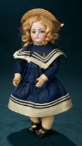 Early Period French Bisque Bebe by Gaultier with Block Letter Markings 3400/3800