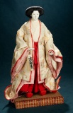 Japanese Ningyo as Court Lady with Elaborate Costume and Hair 600/900
