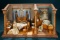 German Wooden Doll House Rooms with Furnishings 1600/2200