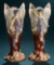 Pair, Late 19th Century Art Nouveau Majolica Vases 700/900