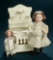 German Lithographed Tinplate Doll’s Wash Stand Attributed to Maerklin 700/900