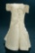 Early French White Pique Dress with Soutache Trim 500/700