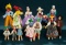 Thirteen German Cloth Character Dolls by BAPS 400/500
