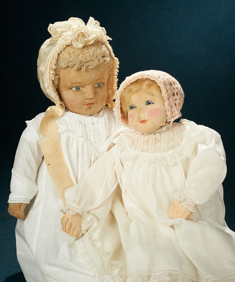 American Cloth Doll Known as "Missionary Rag Baby" by Julia Beecher 1200/1500