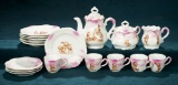 German Porcelain Tea Set with Kewpie Theme 400/500
