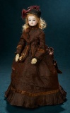 French Bisque Poupee by Jumeau with Signed Body 1800/2600