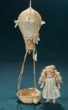 German All-Bisque Doll with Unusual Accessories 400/500