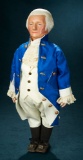 American Cloth Portrait Doll of George Washington 1600/2200