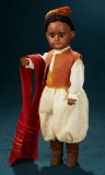 All-Original Brown-Complexioned Bisque Doll, 1894, by Marseille for the French Market 700/900