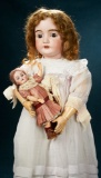 Beautiful German Bisque Child, Model 164, by Kestner with Original Signed Body 600/800