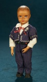 Swiss Carved Wooden Doll by Huggler 300/400