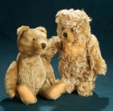 Two German Mohair Teddy Bears by Steiff 400/500