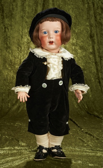 26" French bisque character, model 251, by SFBJ with original toddler body. $1600/1900