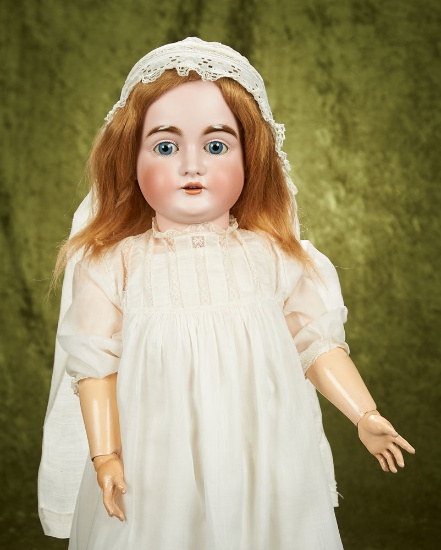 26" German bisque child, 164, by Kestner with original Excelsior body. $600/800