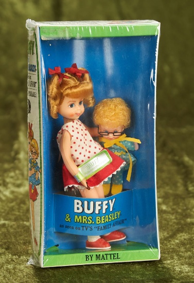 Buffy and Mrs. Beasley in Original Sealed Package by Mattel 1967