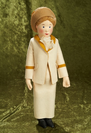 16" German felt "Tennis Lady Betty" by Steiff