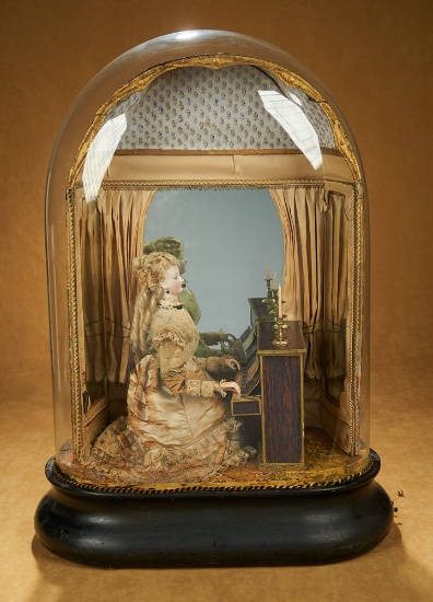 French Musical Automaton "Lady in Her Drawing Room" by Phalibois 6000/8000