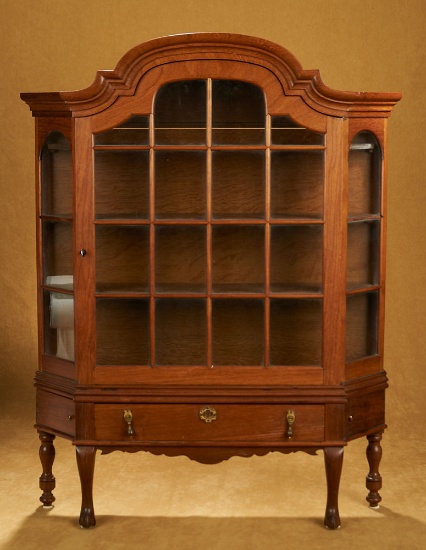 Wooden Doll-Sized China Cabinet 300/500