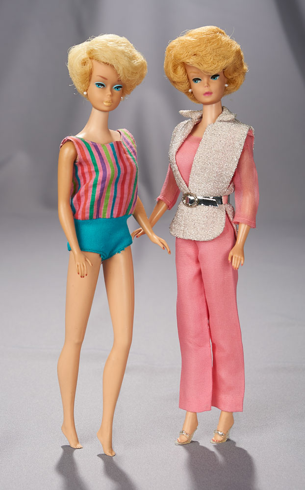 Pale Blonde Bubble Cut Barbie with Side Part and Proxibid