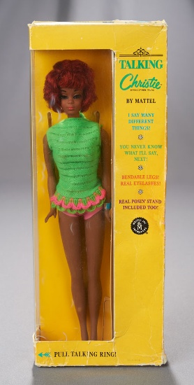 Talking Christie by Mattel in Original Window Box, 1968 300/400