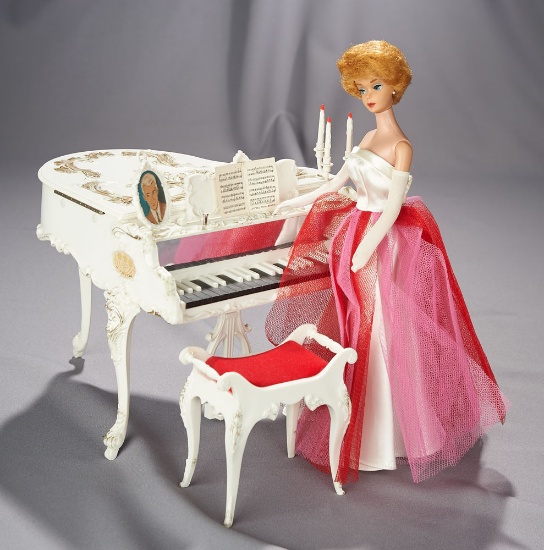 Suzy Goose Music Box Piano with Accessories for Barbie, 1964 400/500