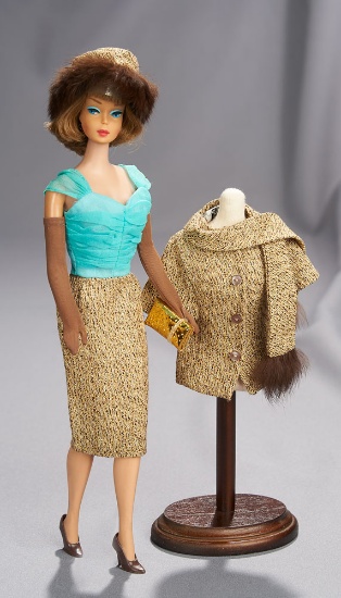 Long Haired Light American Girl Barbie in "Gold 'n Glamour" Ensemble, 1965 300/400