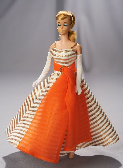 Ash Blonde Swirl Ponytail Barbie in "Holiday Dance" Ensemble, 1965 300/400