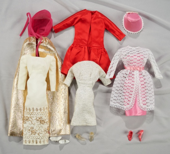 Three Barbie 1600 Series Fashions, 1966/1967  300/400
