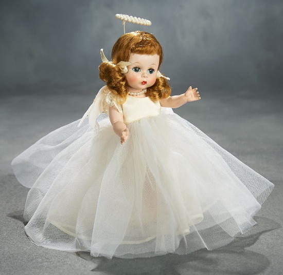 Tosca-Haired "Baby Angel" with Pearl Halo and Wings, 1955 400/500