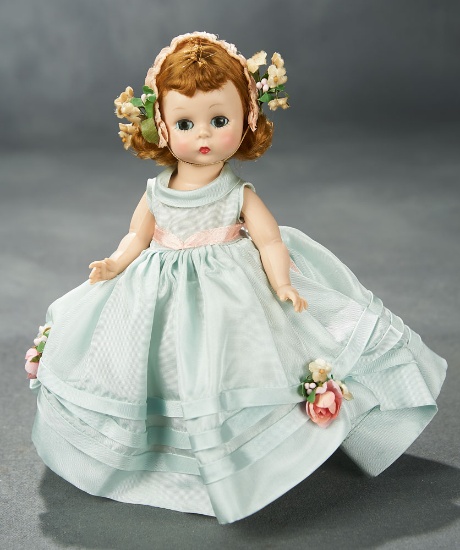 Auburn-Haired Alexander-Kins as Bridesmaid in Sky Blue Taffeta, 1956 400/500