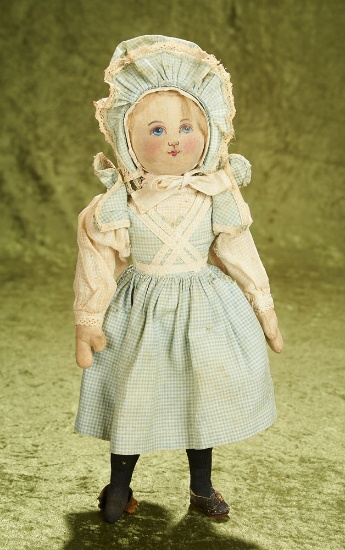 15" American cloth doll by Babyland Rag in original costume