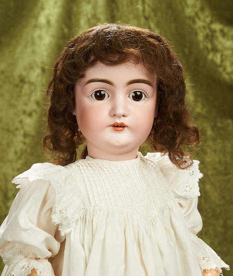 29" German bisque child doll, by Kestner with early Excelsior body stamp. $400/500