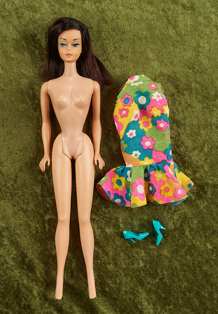 Midnight Color Magic Barbie doll 1966 wearing Proxibid
