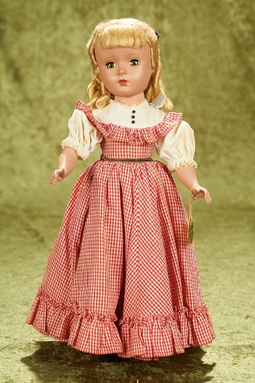 14" Platinum Blonde Amy from Little Women with loop curls, c. 1949