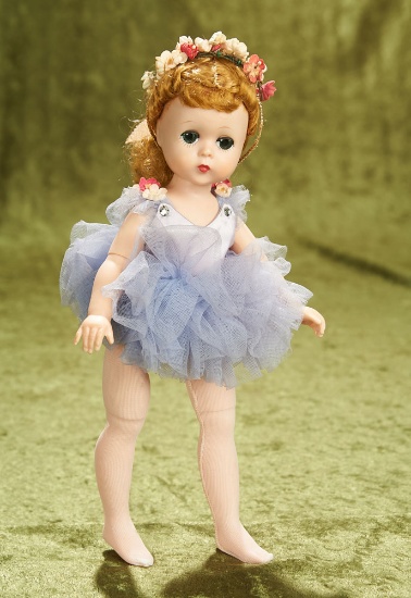 12" Lissy,  Blue Satin and Tulle Ballerina, 1956